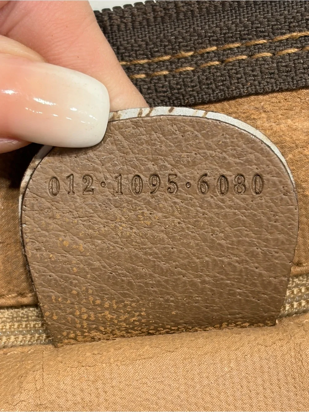 Gucci Beige Brown GG Supreme Canvas large travel tote